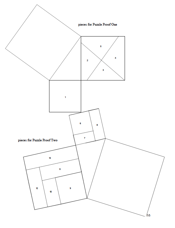Pythagoras puzzles